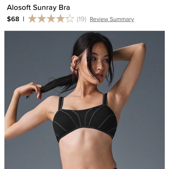 ALO Yoga Other - NWT VIRAL ALO Yoga Alosoft Black Sports Bra - price firm